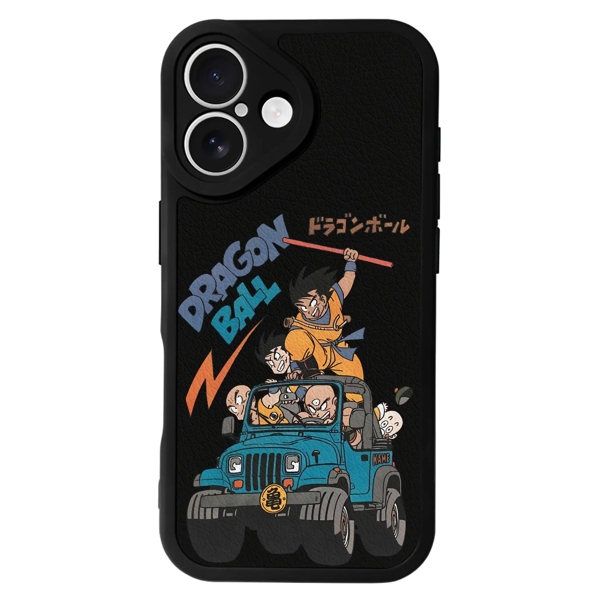 ドラゴンボール グッズ 孫 悟空 - IPhone 16シリーズ対応 ・ シリコンスマホケース ・ レザー調 ・ 高精度フィット ・ 耐衝撃 ・ ワイヤレス充電対応 ・ 精密カット